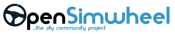 The OpenSimwheel logo: a steering wheel stands in for the O, with the tagline “..the diy community project”.